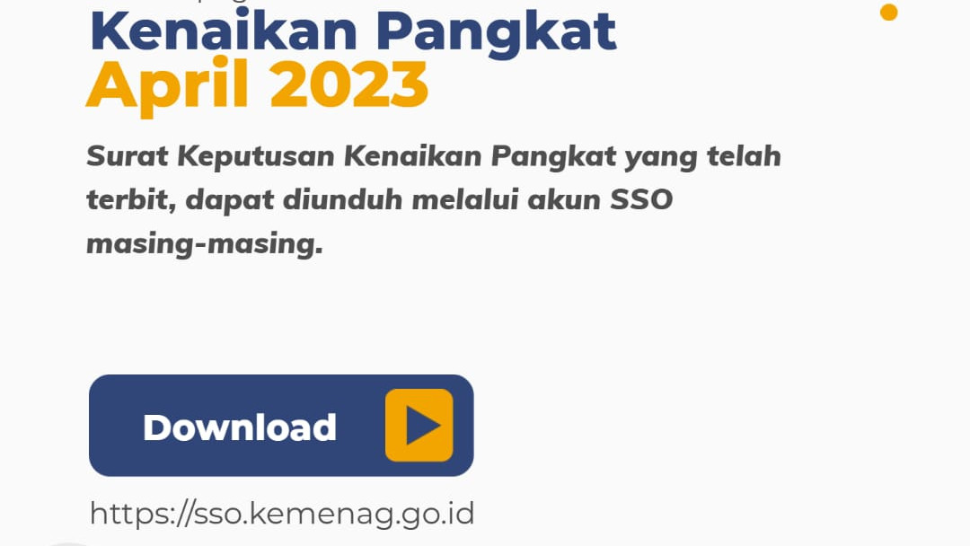 Foto - Transformasi Digital, ASN Kemenag Mulai 1 April Bisa Download Mandiri SK Kenaikan Pangkat